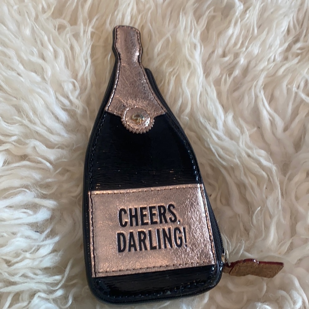 Cheers Darling Champagne Coin Purse